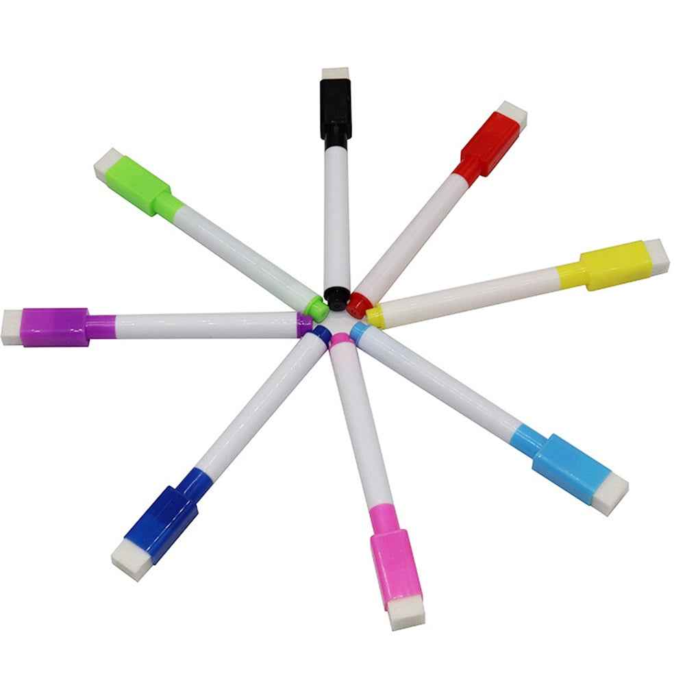 8-Color Erasable Whiteboard Marker Set – School & Office Stationery