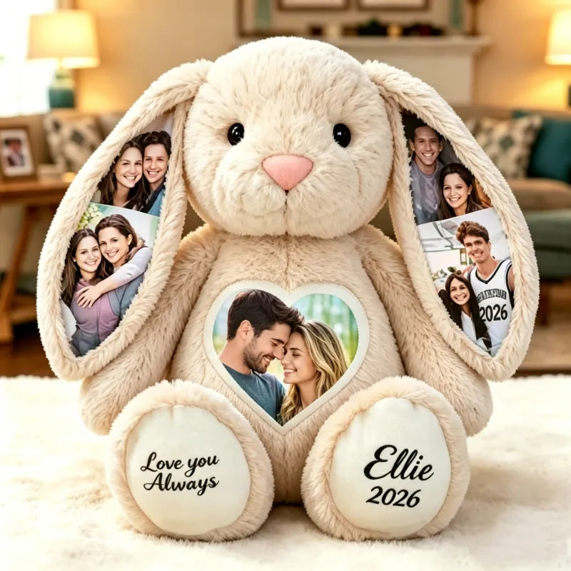 Create a Truly Unique Gift with Our Custom Photo Bunny 🐰