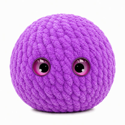 MadeMine crochet bubble squishy ball, soft fidget toy with colorful textured bubbles for stress relief and sensory play.