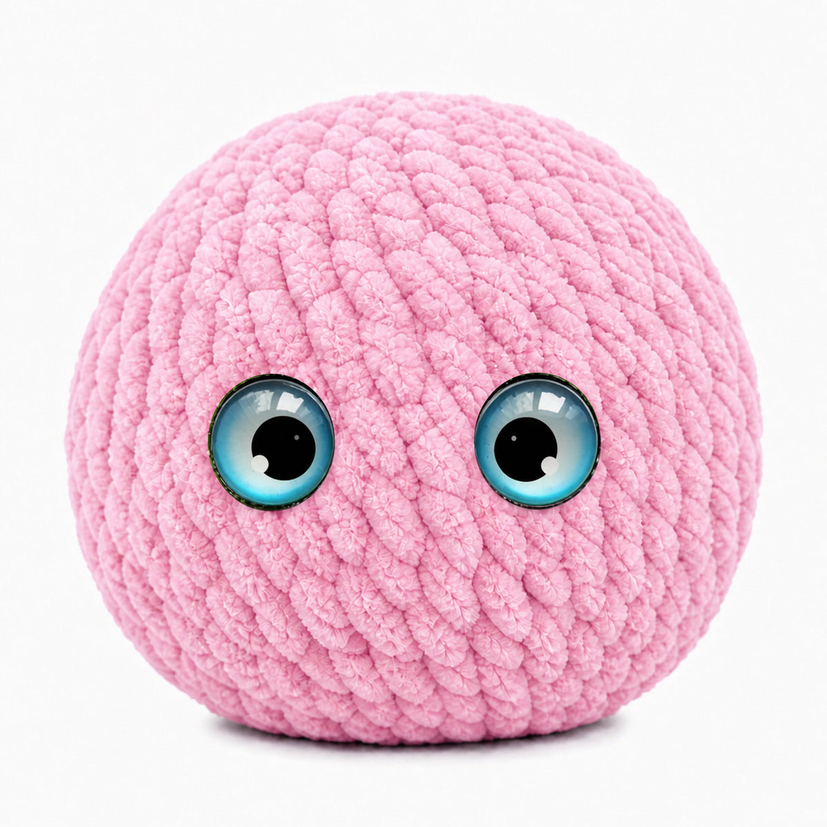 MadeMine crochet bubble squishy ball fidget toy, soft and squeezable with a textured bubble design, perfect for stress relief and sensory play.