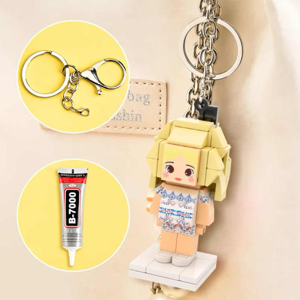 Custom Full-Body Mini Brick Figures – 1 Person – Gift for Boyfriend