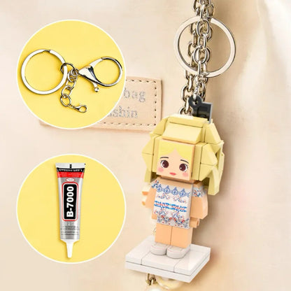 Custom Full-Body Mini Brick Figures – 1 Person – Gift for Boyfriend