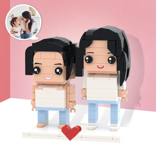 Mini Brick Custom – Moeder & Kind Set - Mini Brick Custom