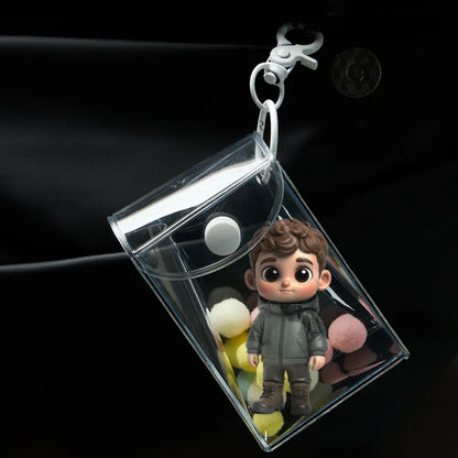 Custom MadeMine pet 3D mini figure replica based on photo, personalized pet lover gift, detailed small collectible toy figure.