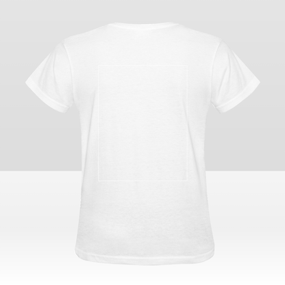 Custom Double-Sided Women's T-Shirt – Personalized Design Tee with Front and Back Printing