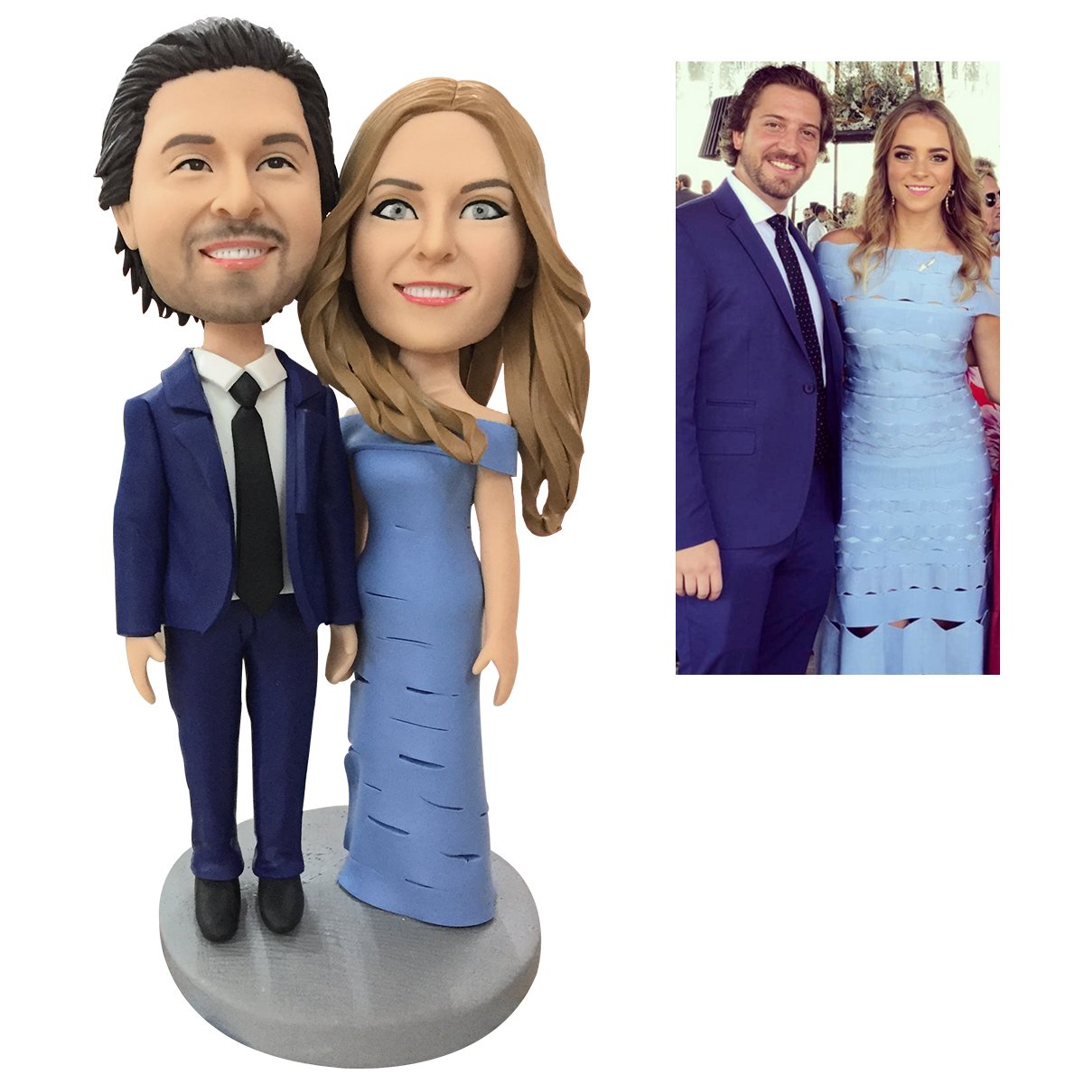 Fully Customizable 2 person Custom Bobbleheads 2