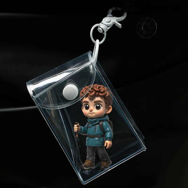 Custom 3D mini figure from photo, personalized toy gift by MadeMine, featuring a small, detailed 1-person 3D figurine.