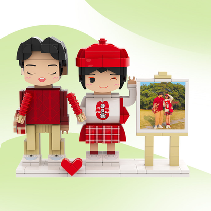 Full Body Customizable 2 People Photo Frame