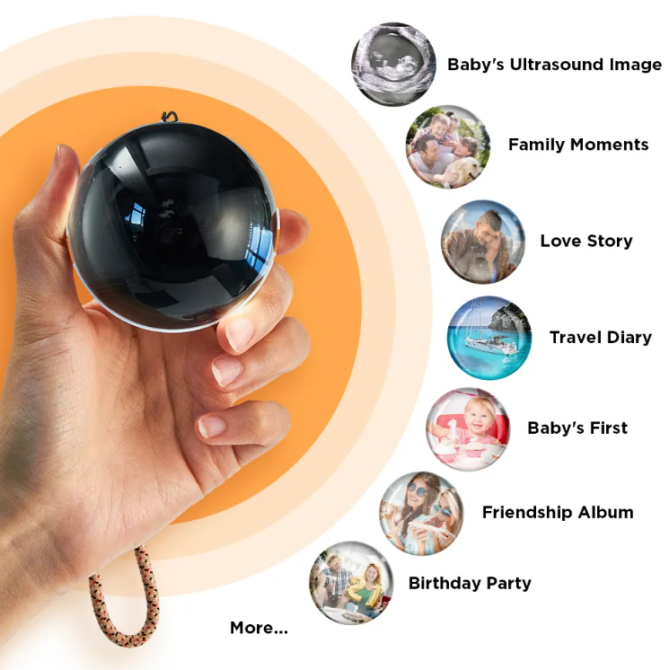 Glass Video Globe – Playable Photo & Video Gift Sphere