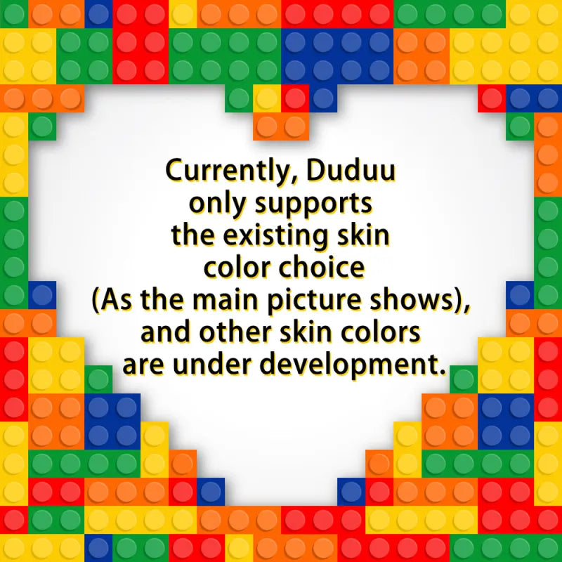 Full Body Customized 1 Person Duddu Brick Figures Birthday Gift Father's Day Gift