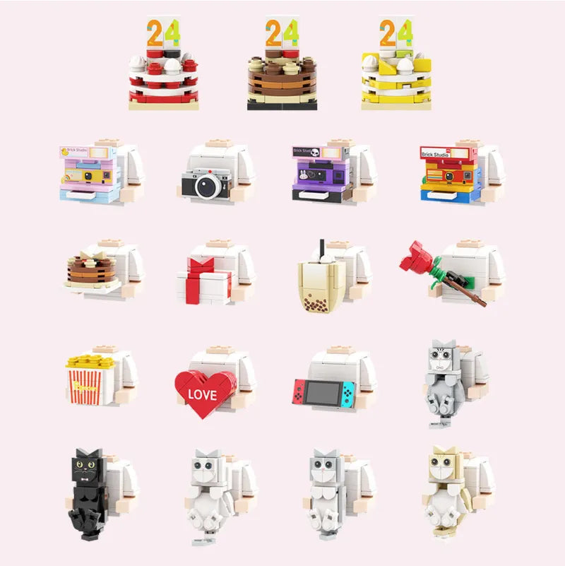 Full-body Custom 1 Person Brick Figures with Photo and Name Best Birthday Gift for Her