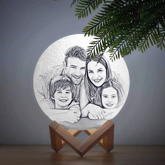 Printed Photo Lunar Light Moon Lamp
