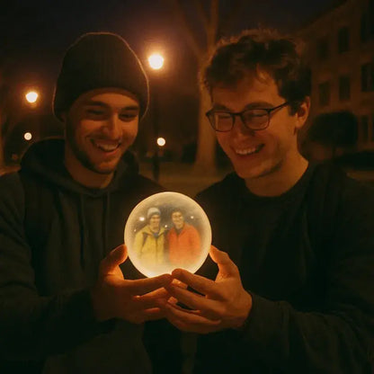 Custom Video Globe with Photo & Video – WiFi Memory Gift