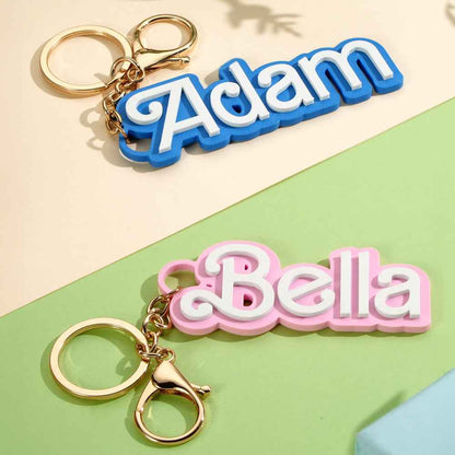 Personalized Backpack Name Tag Bag Charm Back to School Gift for Children