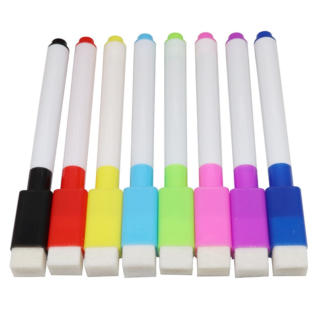 8-Color Erasable Whiteboard Marker Set – School & Office Stationery