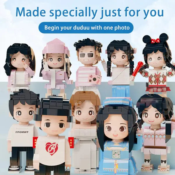 Full Body Brick Figure – 1 Person – Graduation Edition