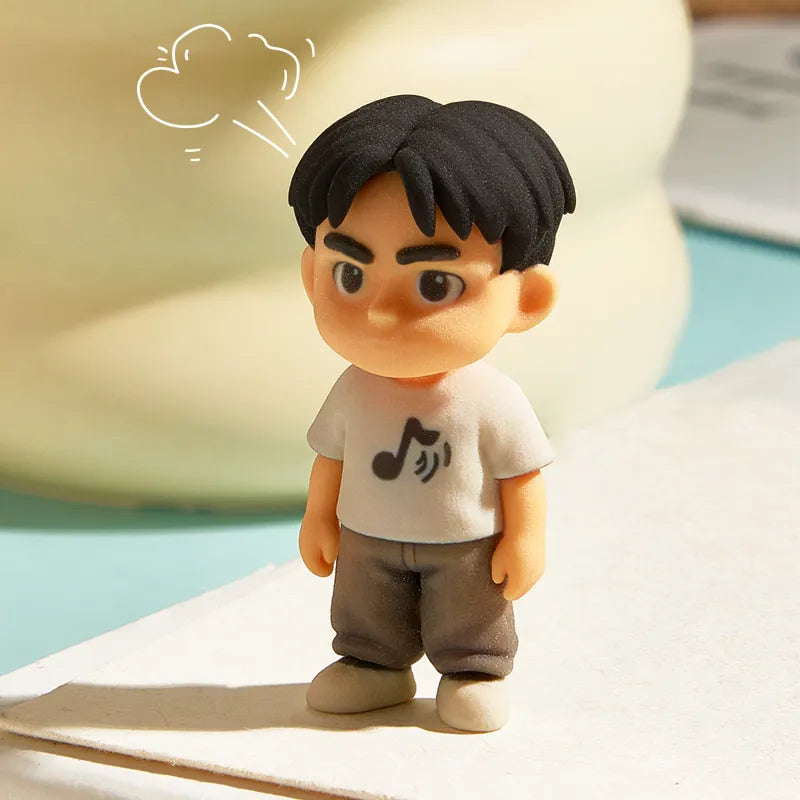 Custom 1-person 3D mini figure from photo, personalized toy gift by MadeMine, featuring a detailed small figure of a child's photo.