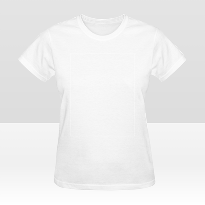 Custom Double-Sided Women's T-Shirt – Personalized Design Tee with Front and Back Printing