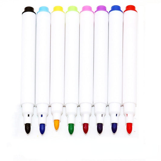 8-Color Erasable Whiteboard Marker Set – School & Office Stationery