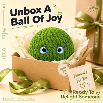 MadeMine crochet bubble squishy ball fidget toy with soft, textured surface for stress relief and sensory play.
