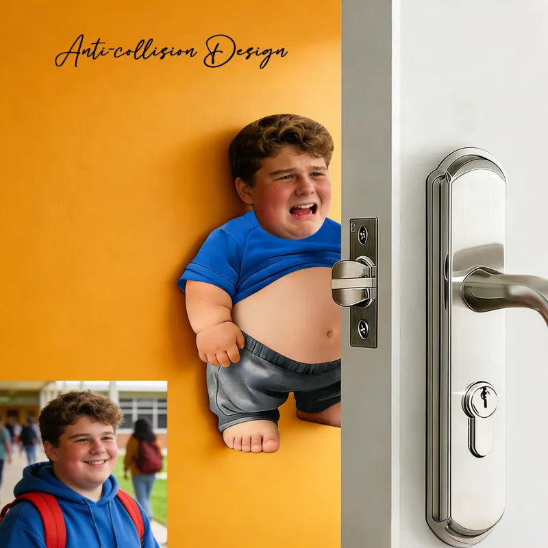 MadeMine custom face squishy belly sticker with personalized photo, soft squeeze feature, and cute, funny design for fun gift use.