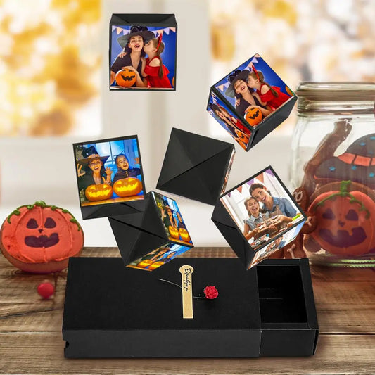 DIY Custom Surprise Explosion Bounce Box with 1-6 Photos Party Favors