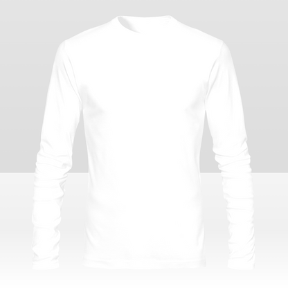 Custom Double-Sided Men's Long Sleeve T-Shirt Personalized All-Over Print Tee with Your Design