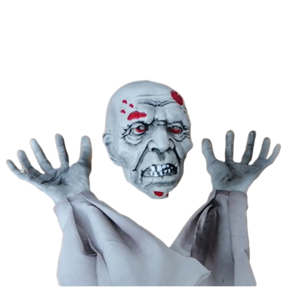 Cráneo artificial, cabeza de esqueleto, manos, adorno, regalo para fiesta temática de Halloween.