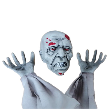 Cráneo artificial, cabeza de esqueleto, manos, adorno, regalo para fiesta temática de Halloween.