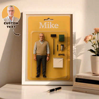 Fully Body Custom Action Figure Portraits | Personalized Toy Box Art | Custom Photo Frame Decorations