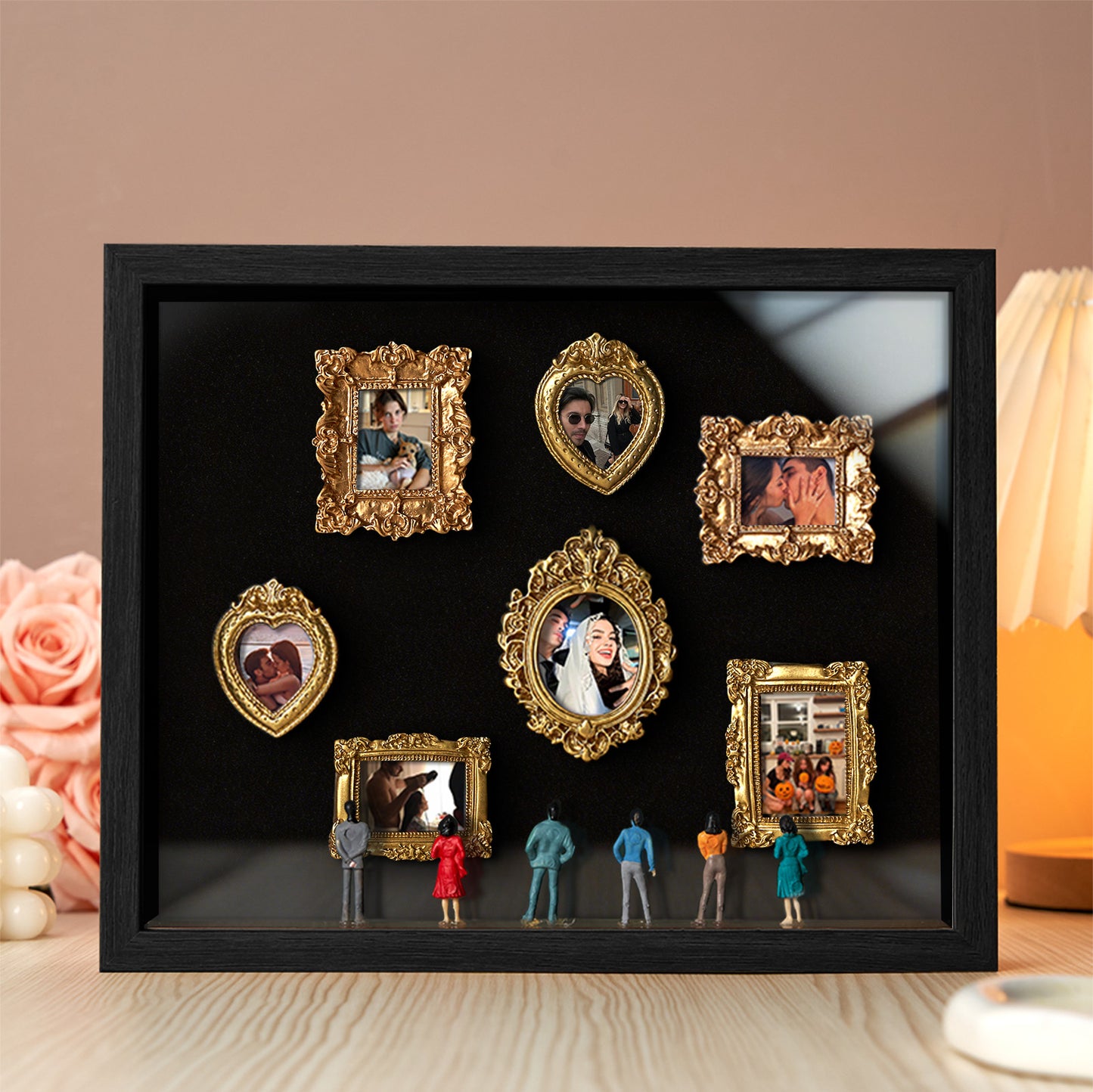 Museum of Us Black Frame Personalized Couples