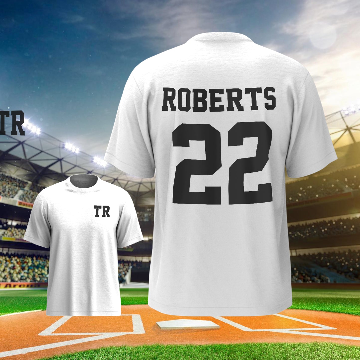 Personalized Football Sports T-Shirt – Custom Name & Number Back to School
