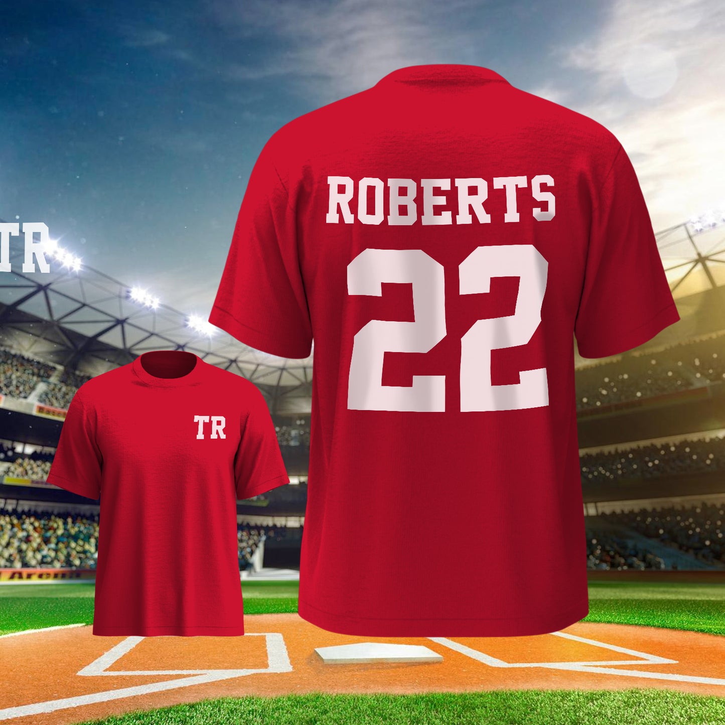 Personalized Football Sports T-Shirt – Custom Name & Number Back to School