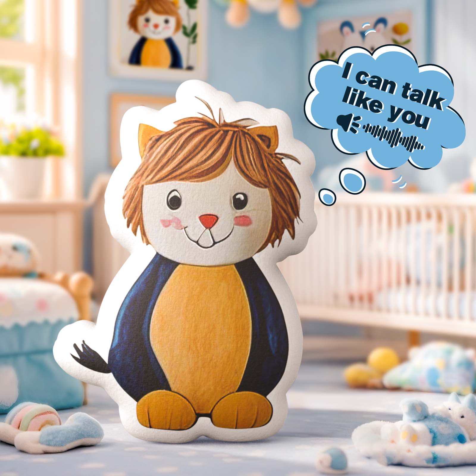 Custom Kids’ Drawing Sound Plush – Personalized Hand-Drawn Recording Shaped Doll 3