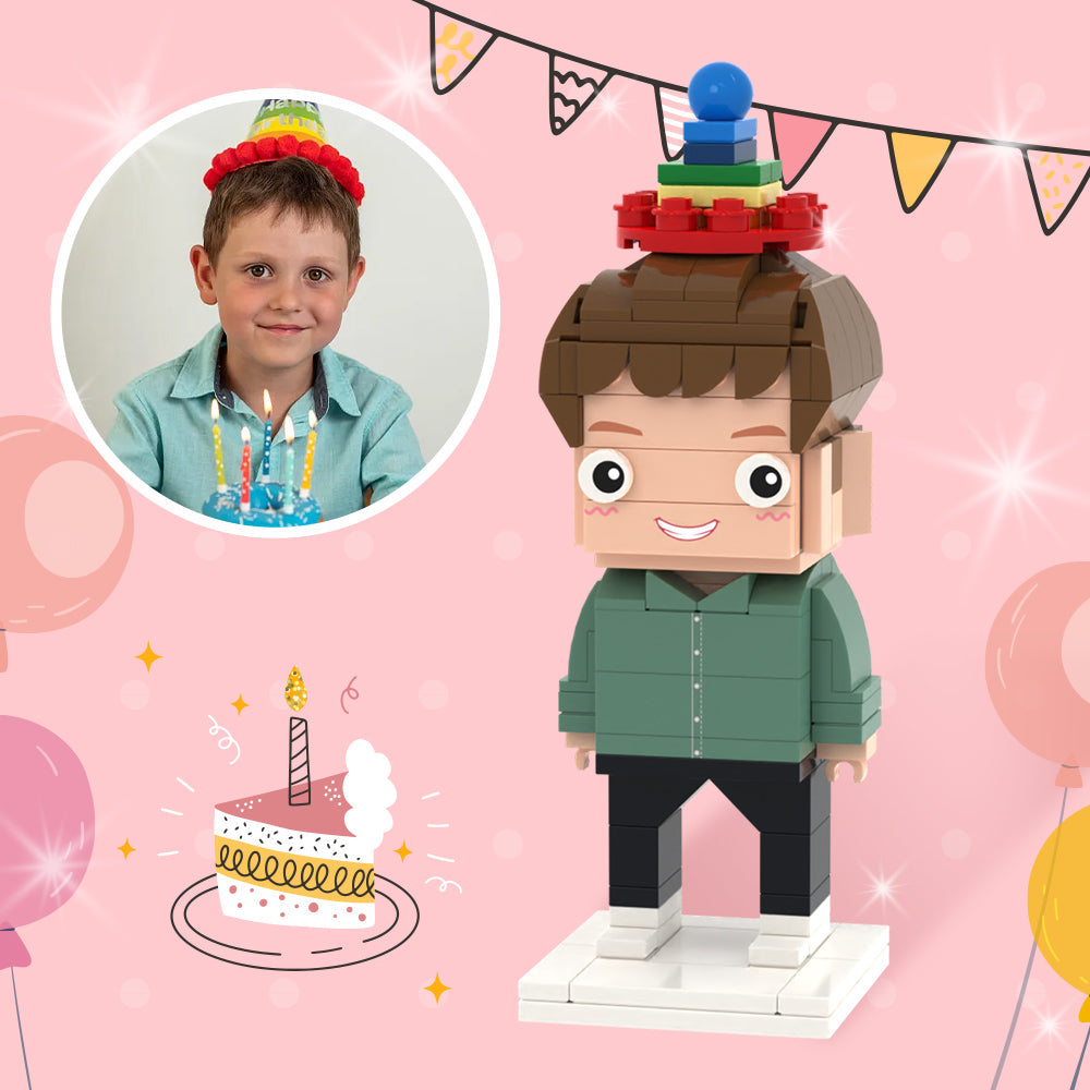 Son's Birthday Gifts Full Custom Brick Figures