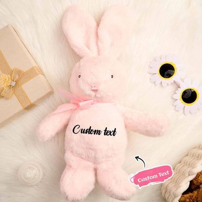 Personalized Bunny Rabbit Plush — Custom Name Gift for Baby & Kids