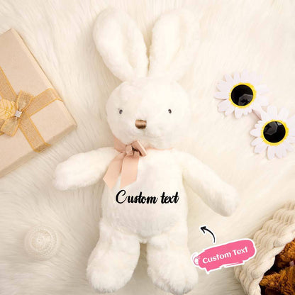 Personalized Bunny Rabbit Plush — Custom Name Gift for Baby & Kids