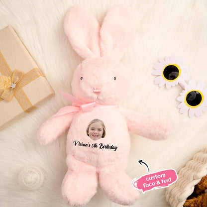 Personalized Bunny Rabbit Plush — Custom Name Gift for Baby & Kids