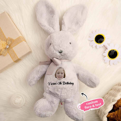 Personalized Bunny Rabbit Plush — Custom Name Gift for Baby & Kids