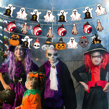 Pancartas de decoración para fiestas de Halloween, artículos para fiestas, regalos para fiestas de Halloween.