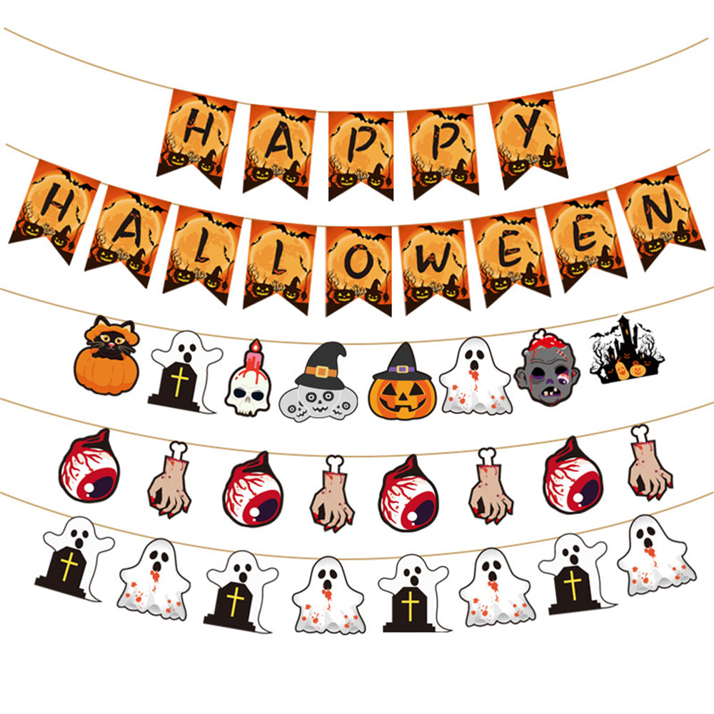 Pancartas de decoración para fiestas de Halloween, artículos para fiestas, regalos para fiestas de Halloween.
