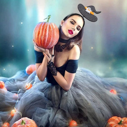 6 Diademas de Halloween, Aros para el Pelo de Halloween para Suministros de Fiesta, Decoración de Cosplay