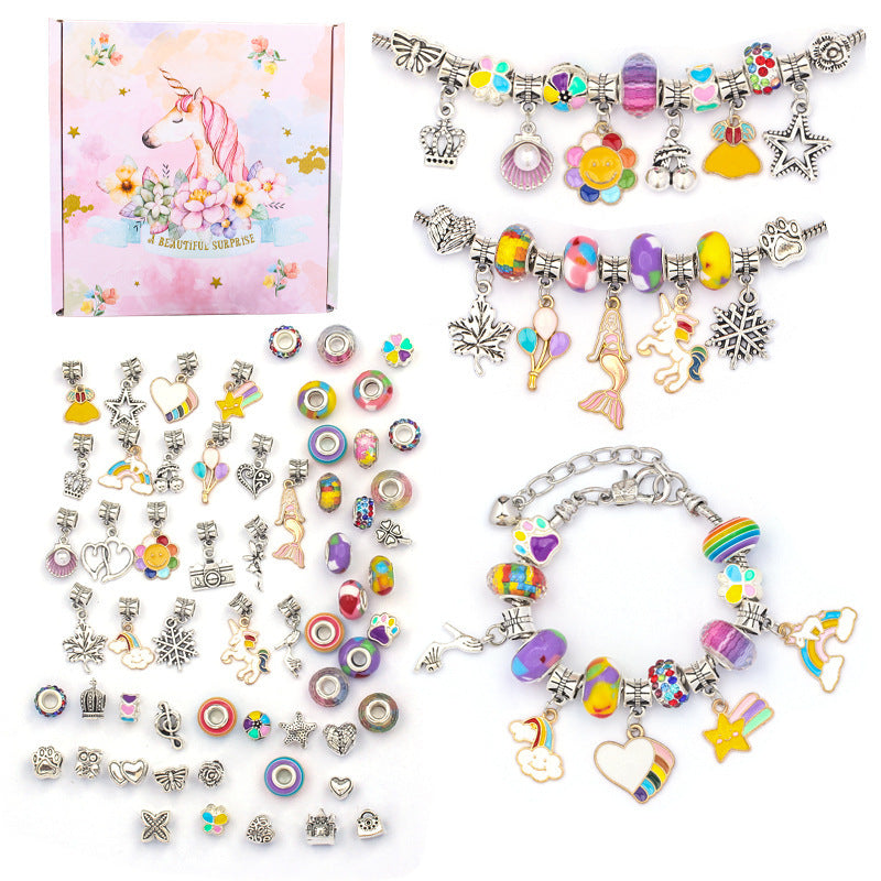 DIY Bracelet Making Kit with Beads Colorful Bracelets