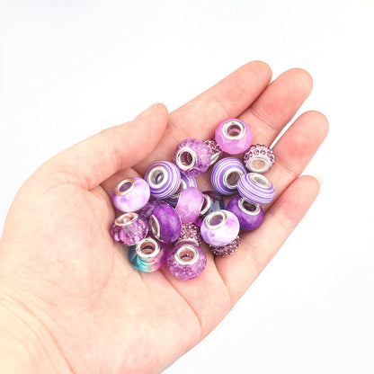 DIY Bracelet Making Kit with Beads Colorful Bracelets Set with Gift Box Gift for Girls