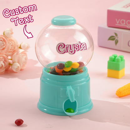 Personalized Mini Gashapon Candy Dispenser with Name Birthday Gift for Kids 2