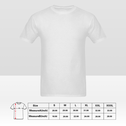 Custom Double-Sided Men's T-Shirt – Design Front & Back Your Way