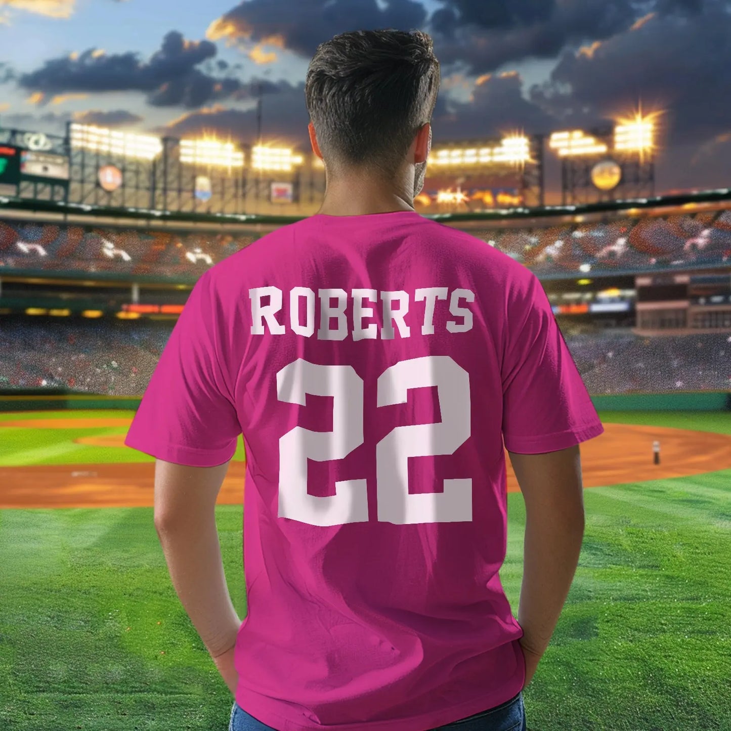 Personalized Football Sports T-Shirt – Custom Name & Number Back to School