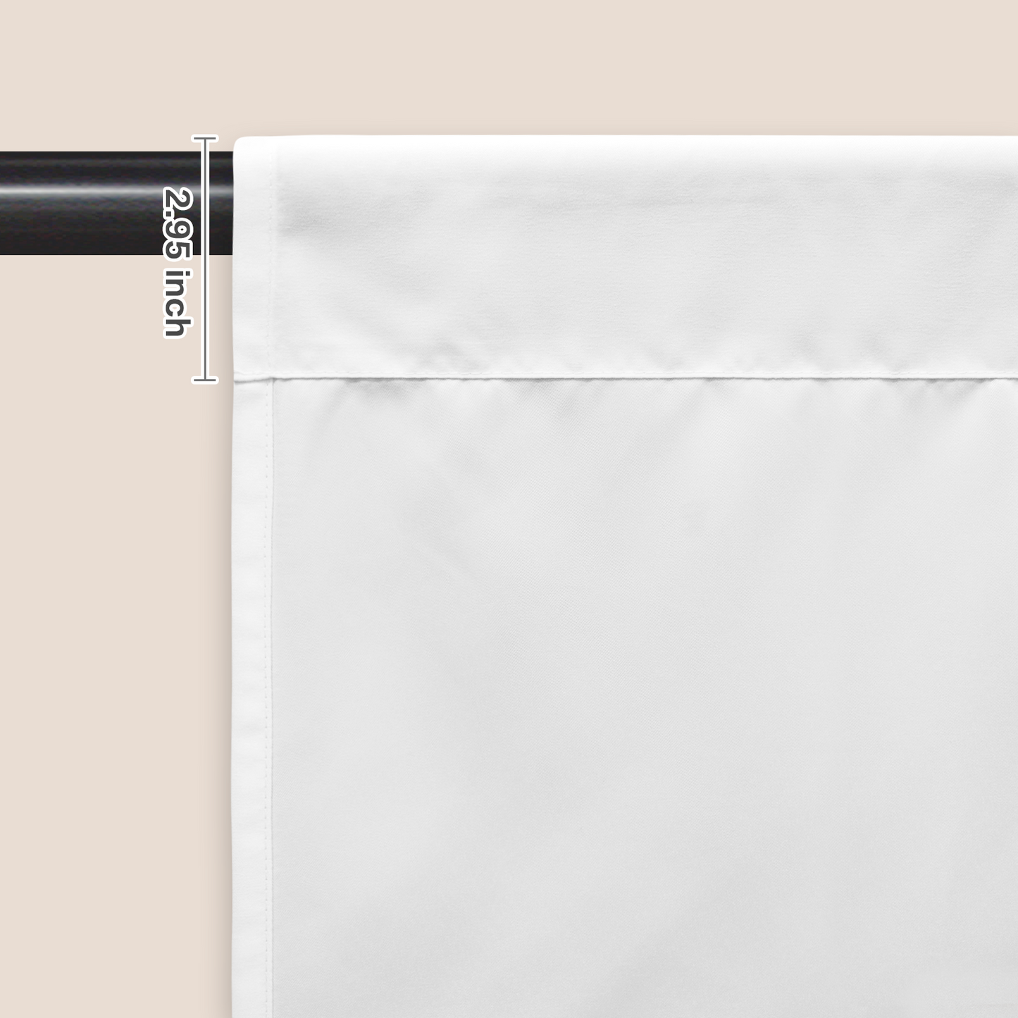 Custom Printed Door Curtain – Personalized Curtain with Your Design for Home or Shop
