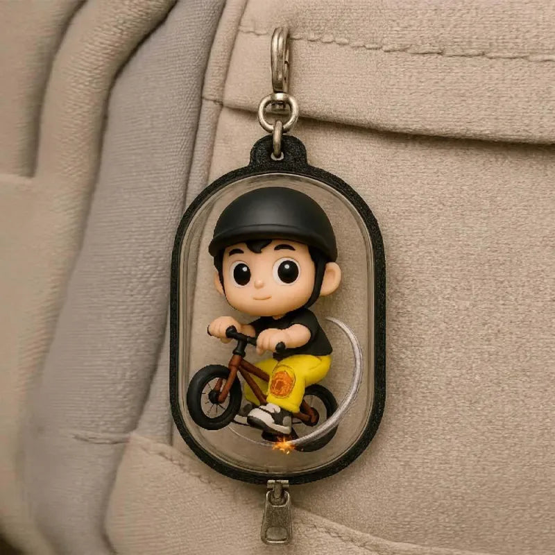 Custom 1-person 3D mini figure from photo, personalized toy gift for kids, made by MadeMine, showing a detailed miniature figure.