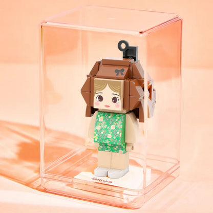 Brick Mini Figure Keychain – 1 Person – Full Body
